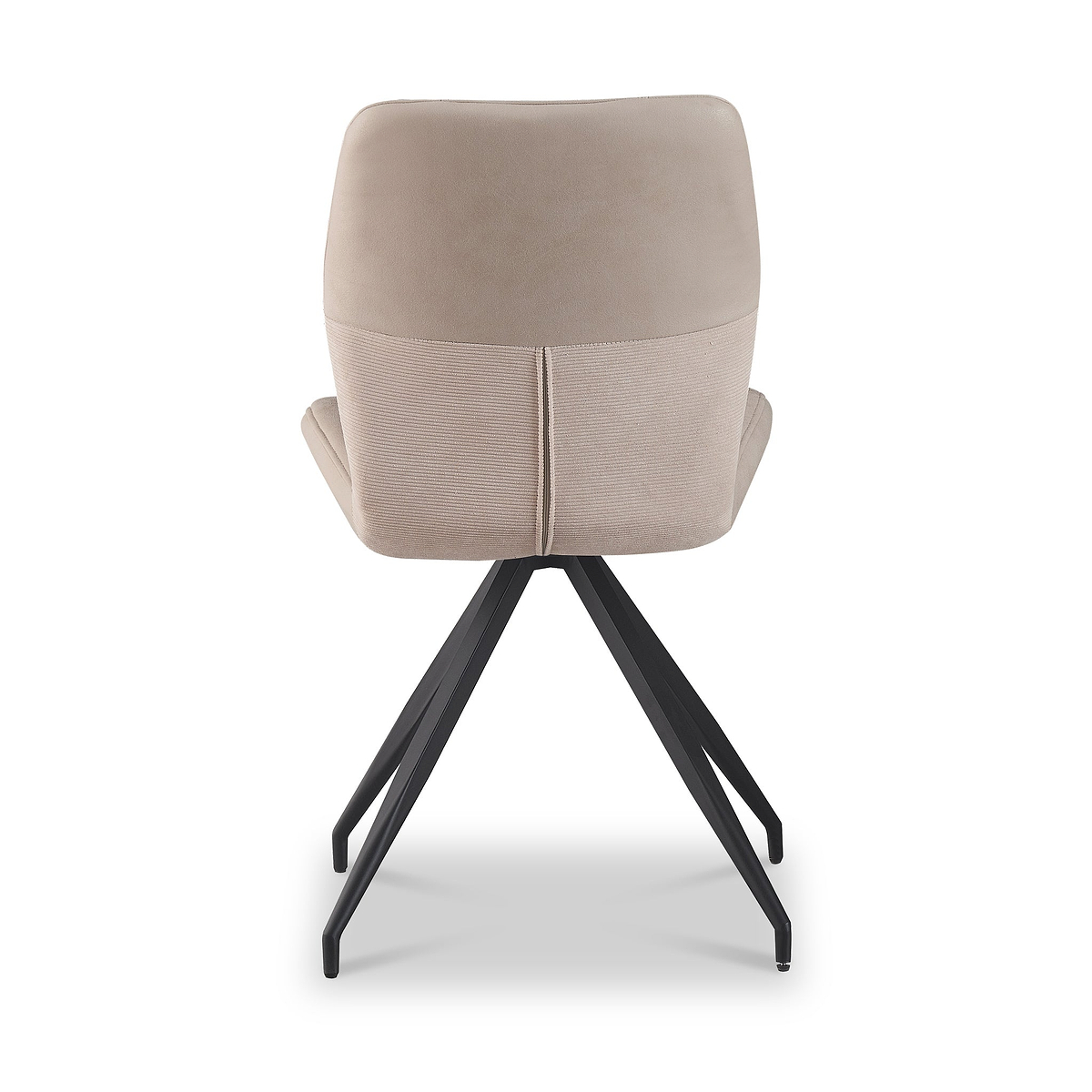 Ramiro Faux Suede Swivel Dining Chair Mink from Roseland Furniture