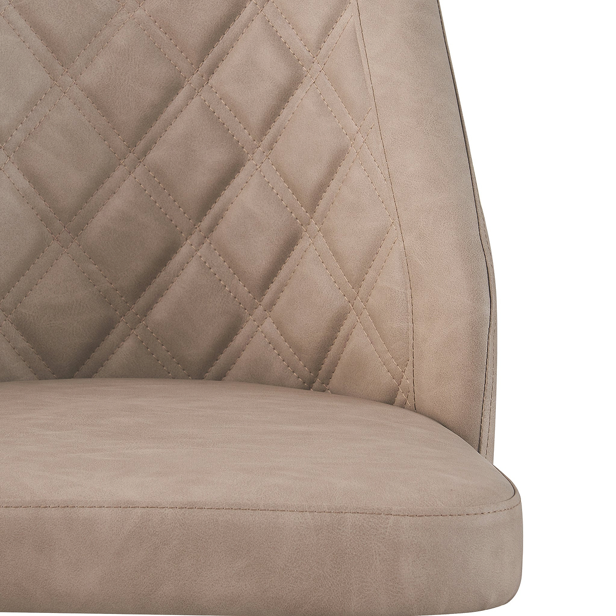 Camillo Quilted Back Dining Chair Mink from Roseland Furniture