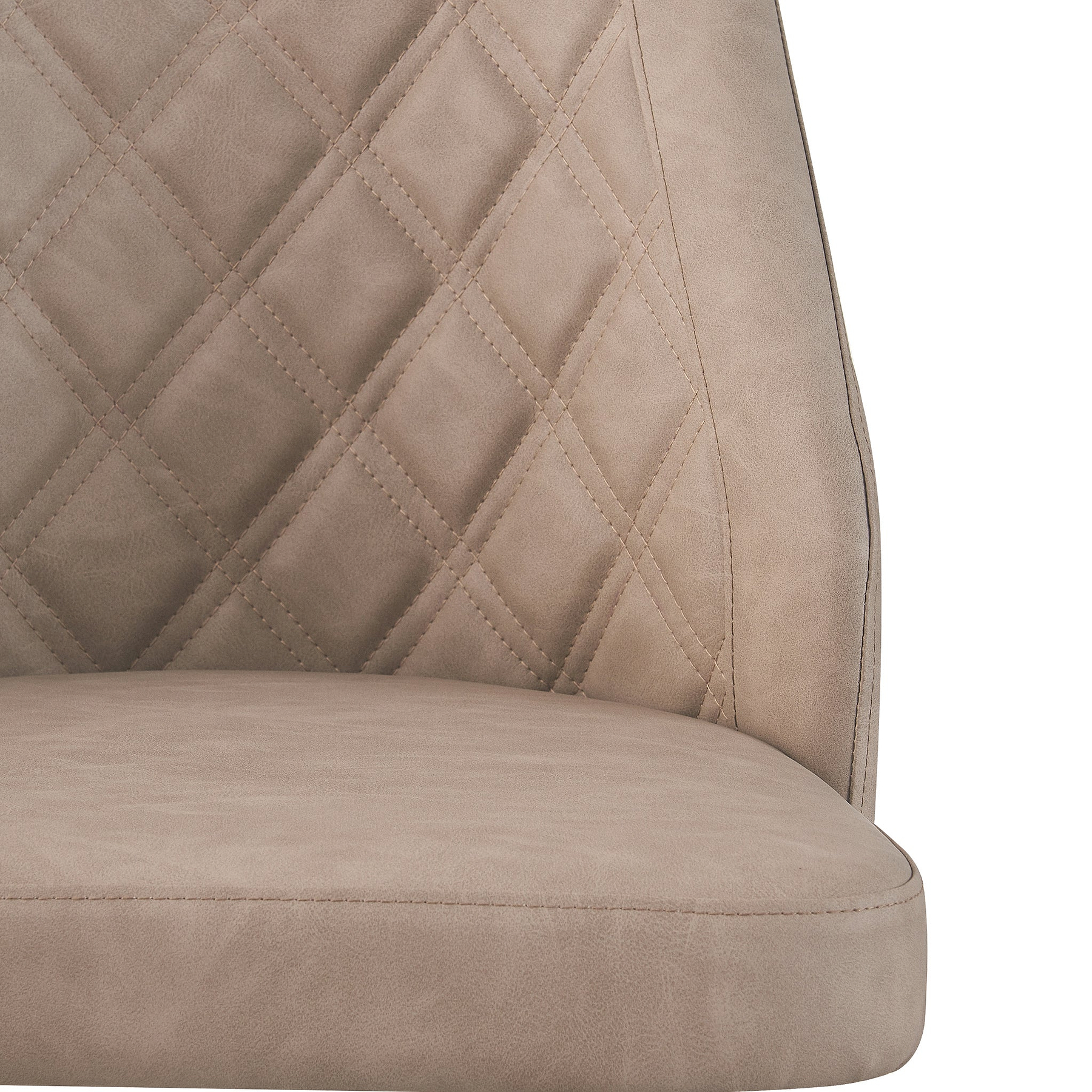 Camillo Quilted Back Dining Chair Mink from Roseland Furniture