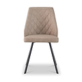 Camillo Quilted Back Dining Chair Mink from Roseland Furniture