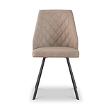 Camillo Quilted Back Dining Chair Mink from Roseland Furniture