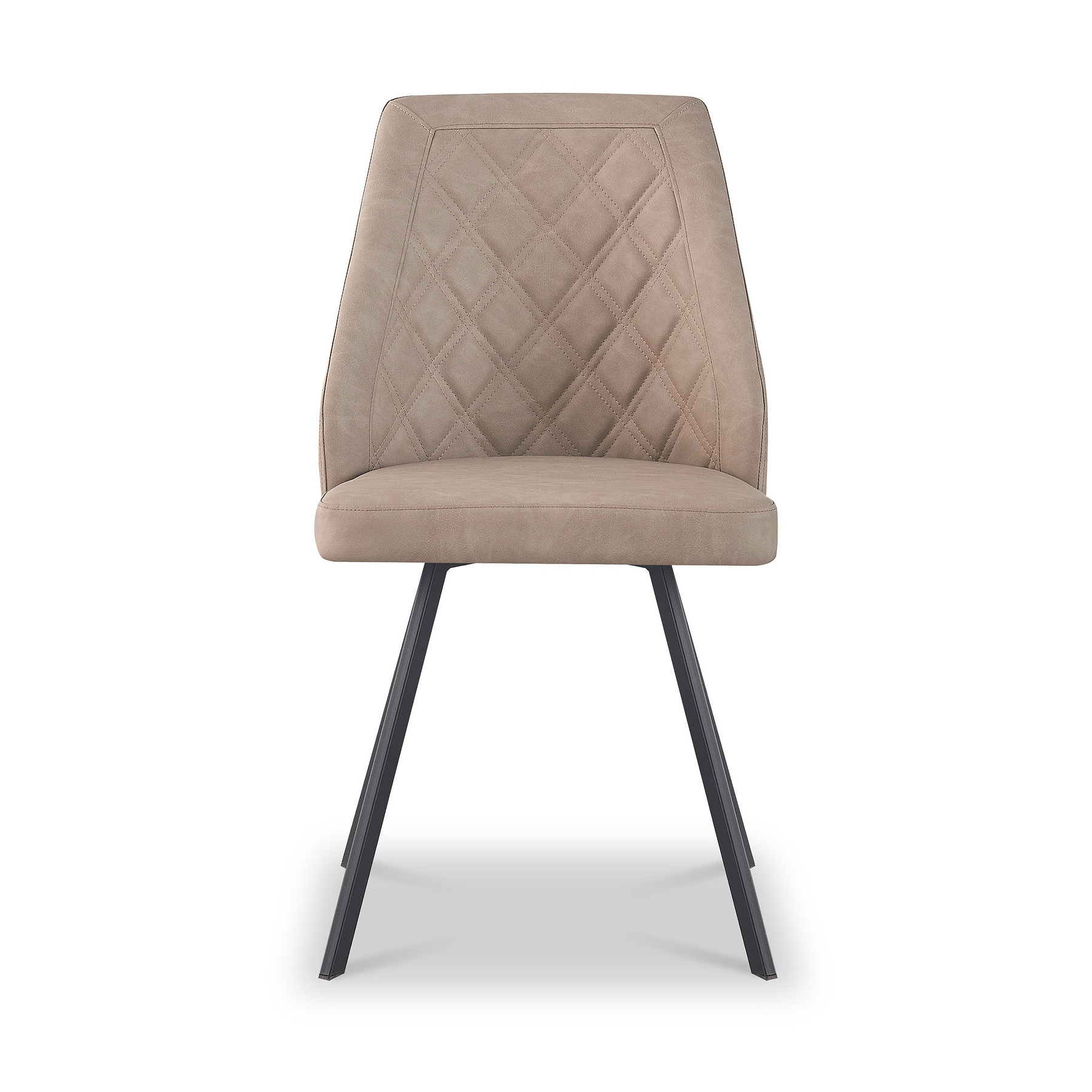 Camillo Quilted Back Dining Chair Mink from Roseland Furniture