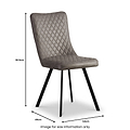 Galaxy Faux Leather Dining Chair from Roseland Furniture