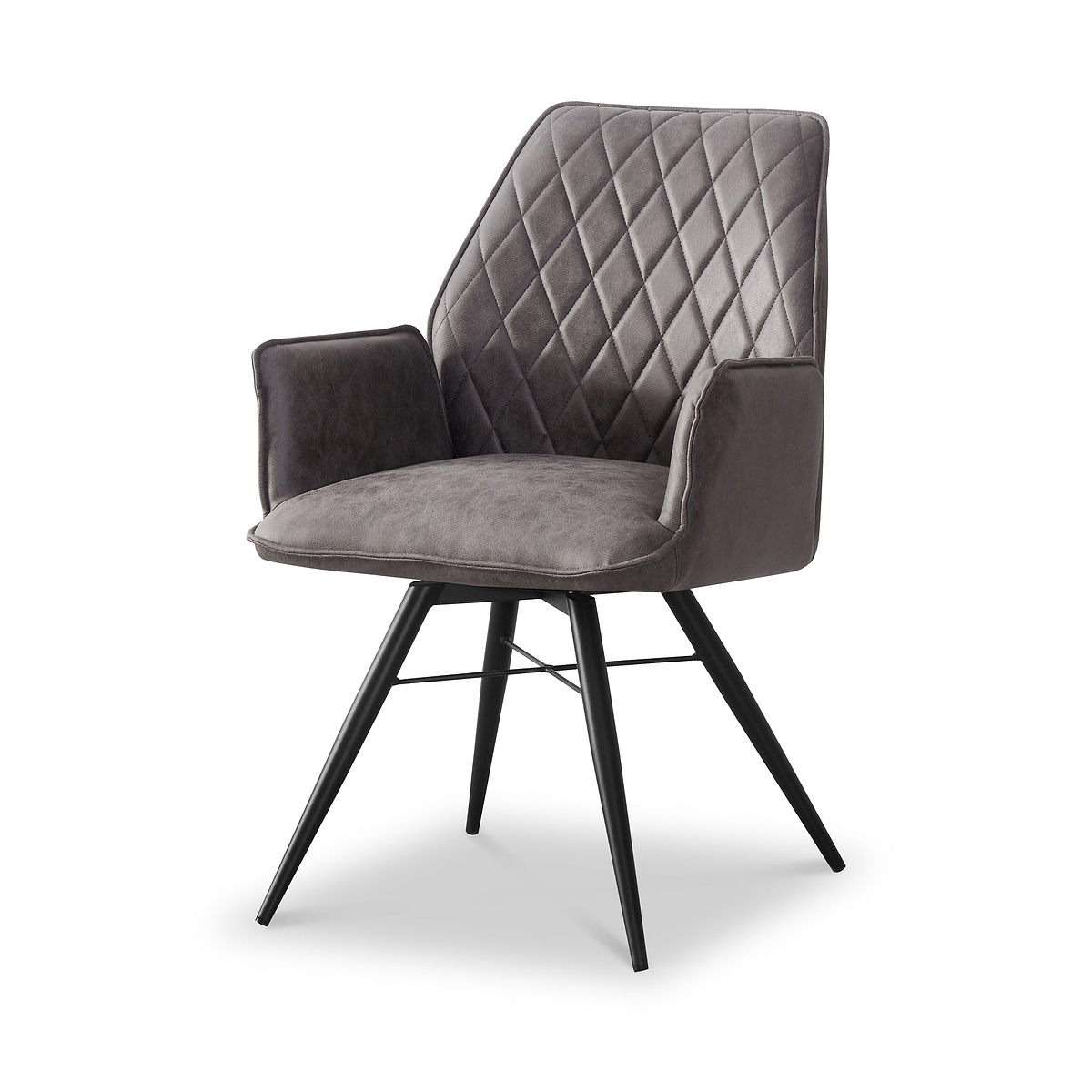 Quinn Faux Leather Dining Chair from Roseland Furniture