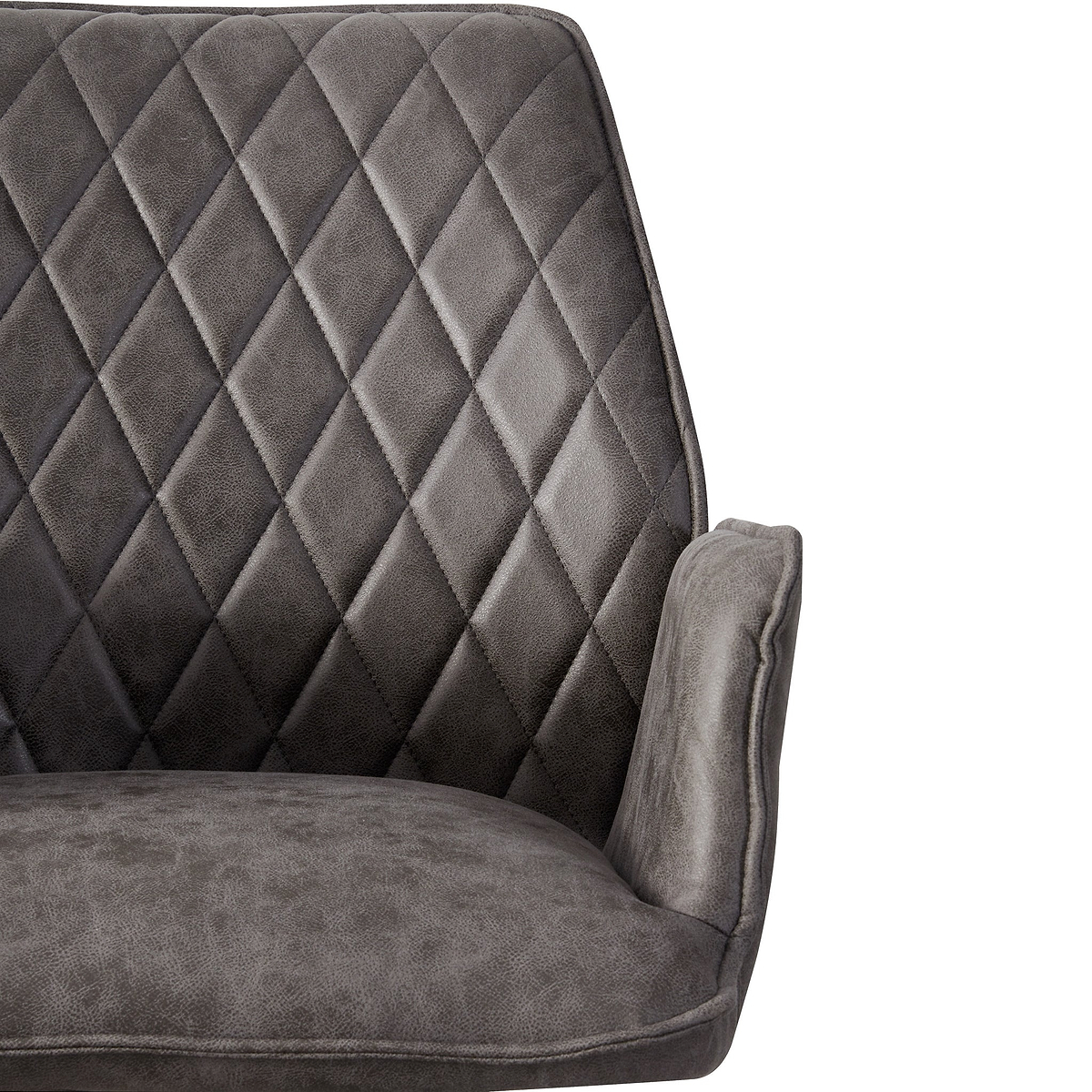 Quinn Faux Leather Dining Chair from Roseland Furniture
