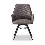 Quinn Faux Leather Dining Chair from Roseland Furniture