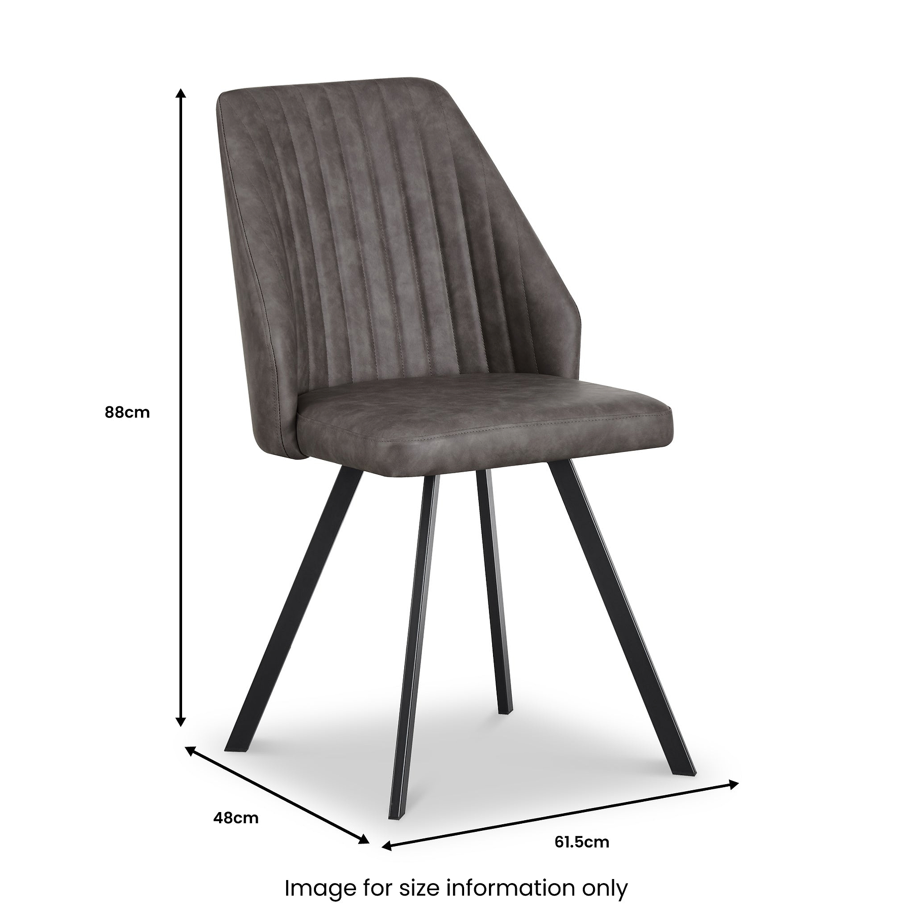 Callington Faux Leather Dining Chair from Roseland Furniture