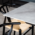 Hurley 120 160cm Extending Dining Table White Marble from Roseland Furniture