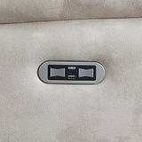 Cooper Tech Dual Power Recliner 2 Seater Sofa with Console Stone from Roseland Furniture