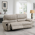 Cooper Tech Dual Power Recliner 2 Seater Sofa with Console Stone from Roseland Furniture