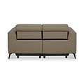 Radford Leather Dual Power Recliner 2 Seater Sofa Taupe from Roseland Furniture