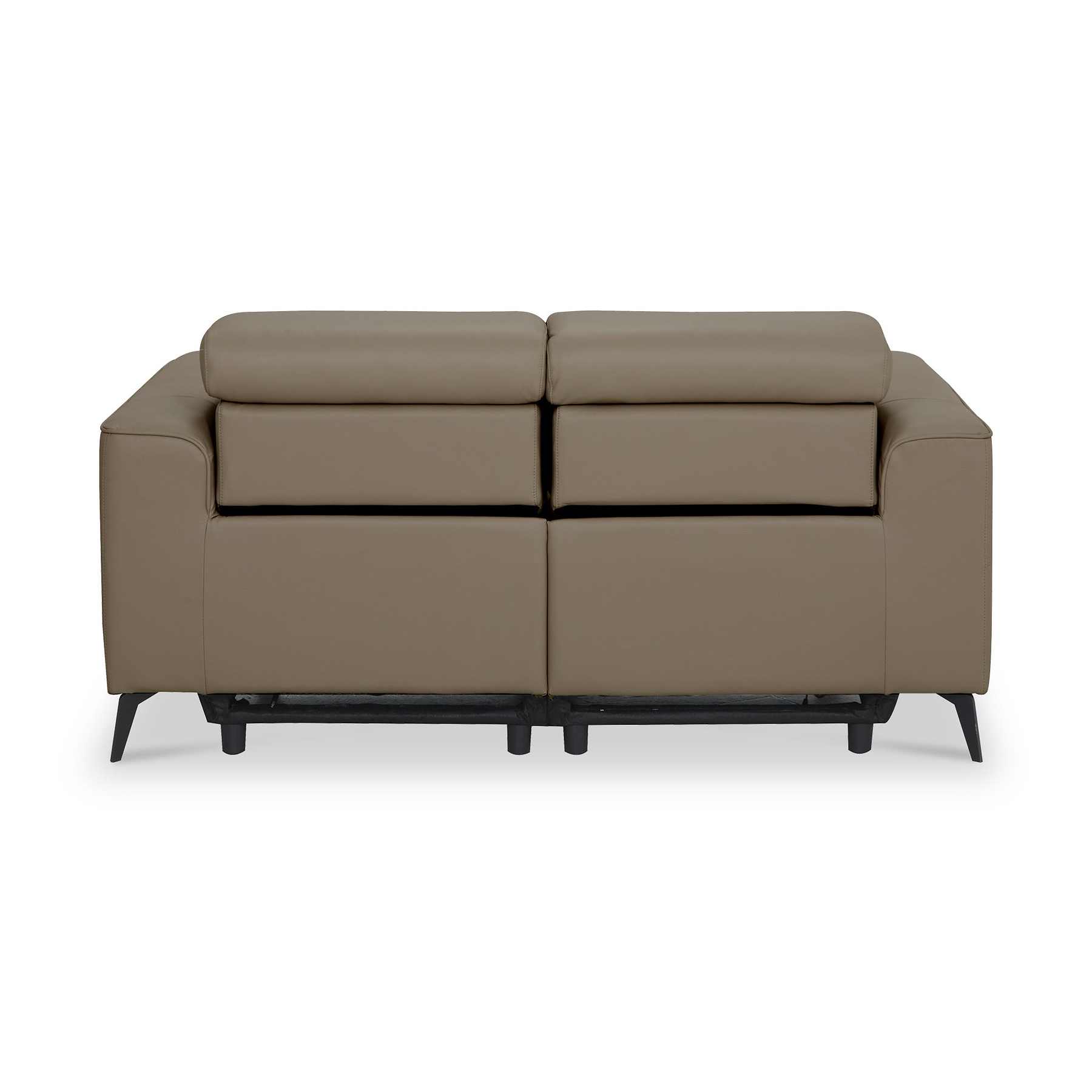 Radford Leather Dual Power Recliner 2 Seater Sofa Taupe from Roseland Furniture