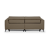 Radford Leather Dual Power Recliner 3 Seater Sofa Taupe from Roseland Furniture
