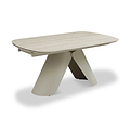 Nero Sintered Stone 160-240cm Ext Dining Table Trav Effect from Roseland Furniture