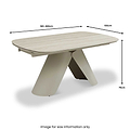Nero Sintered Stone 180-280cm Ext Dining Table Trav Effect from Roseland Furniture