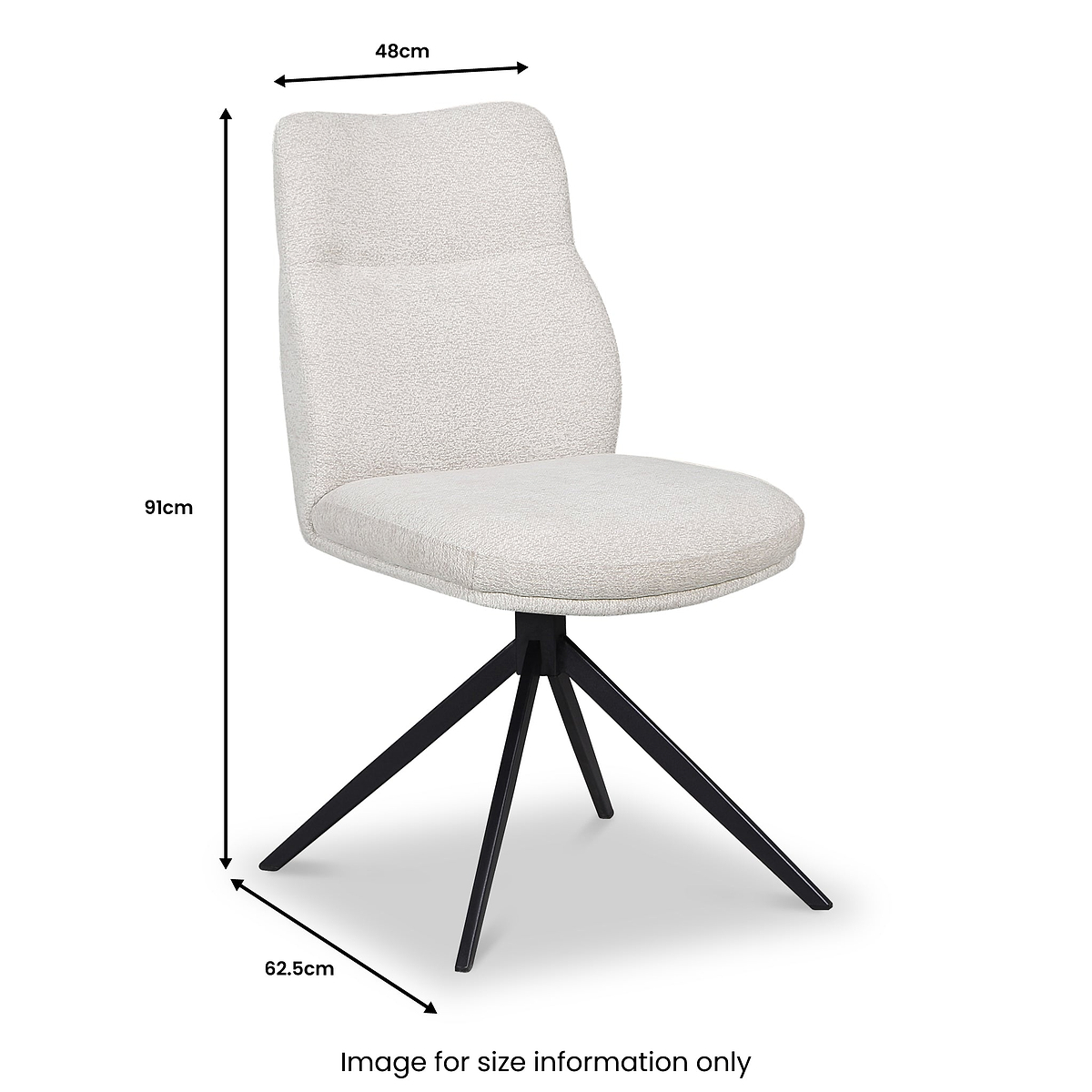 Aven 180 Swivel Dining Chair from Roseland Furniture