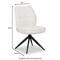 Hoxley 180 Swivel Dining Chair from Roseland Furniture