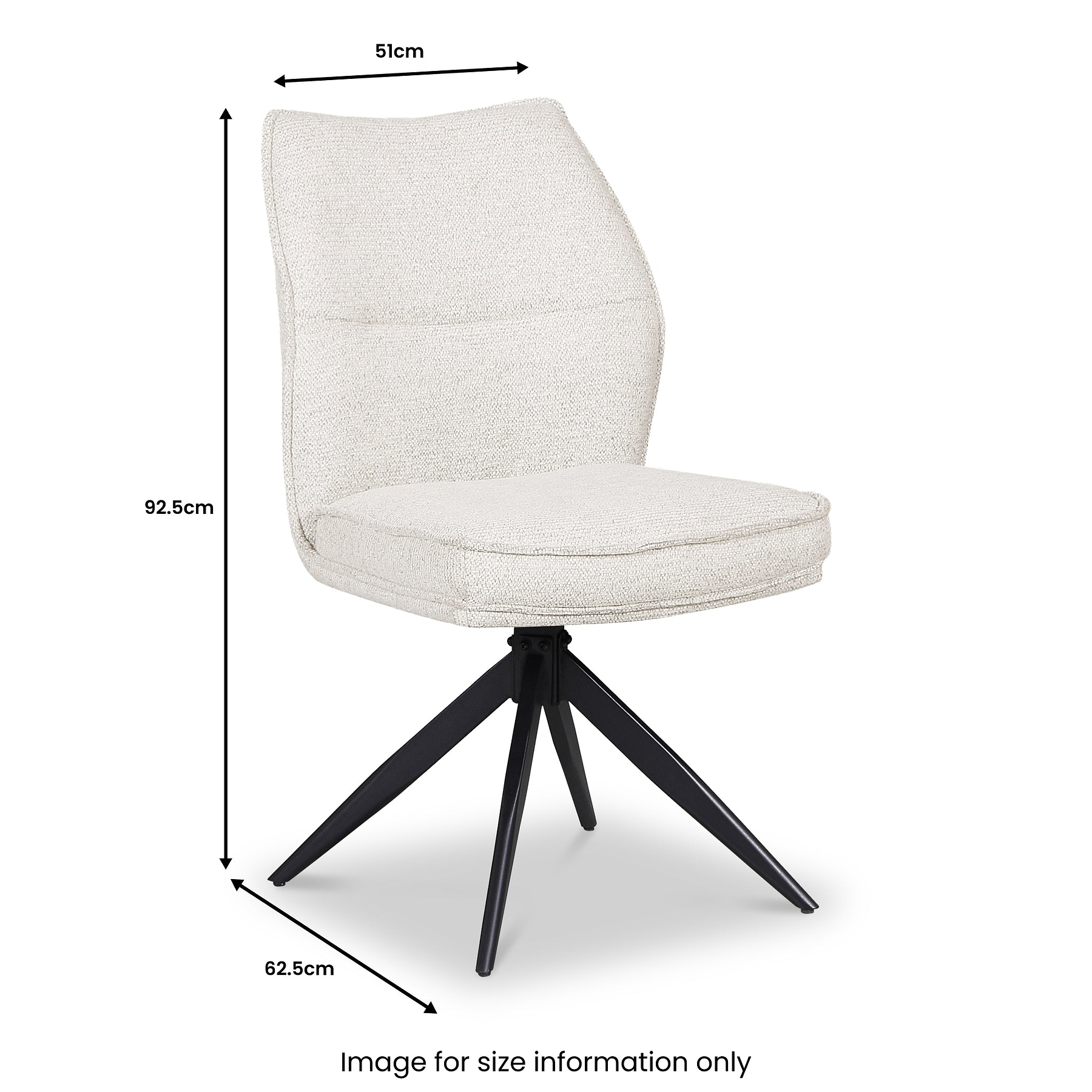 Hoxley 180 Swivel Dining Chair from Roseland Furniture