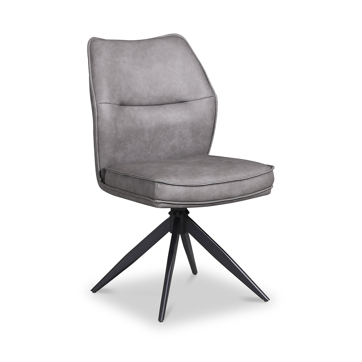 Burton 180 PU Swivel Dining Chair from Roseland Furniture