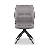 Burton 180 PU Swivel Dining Chair from Roseland Furniture