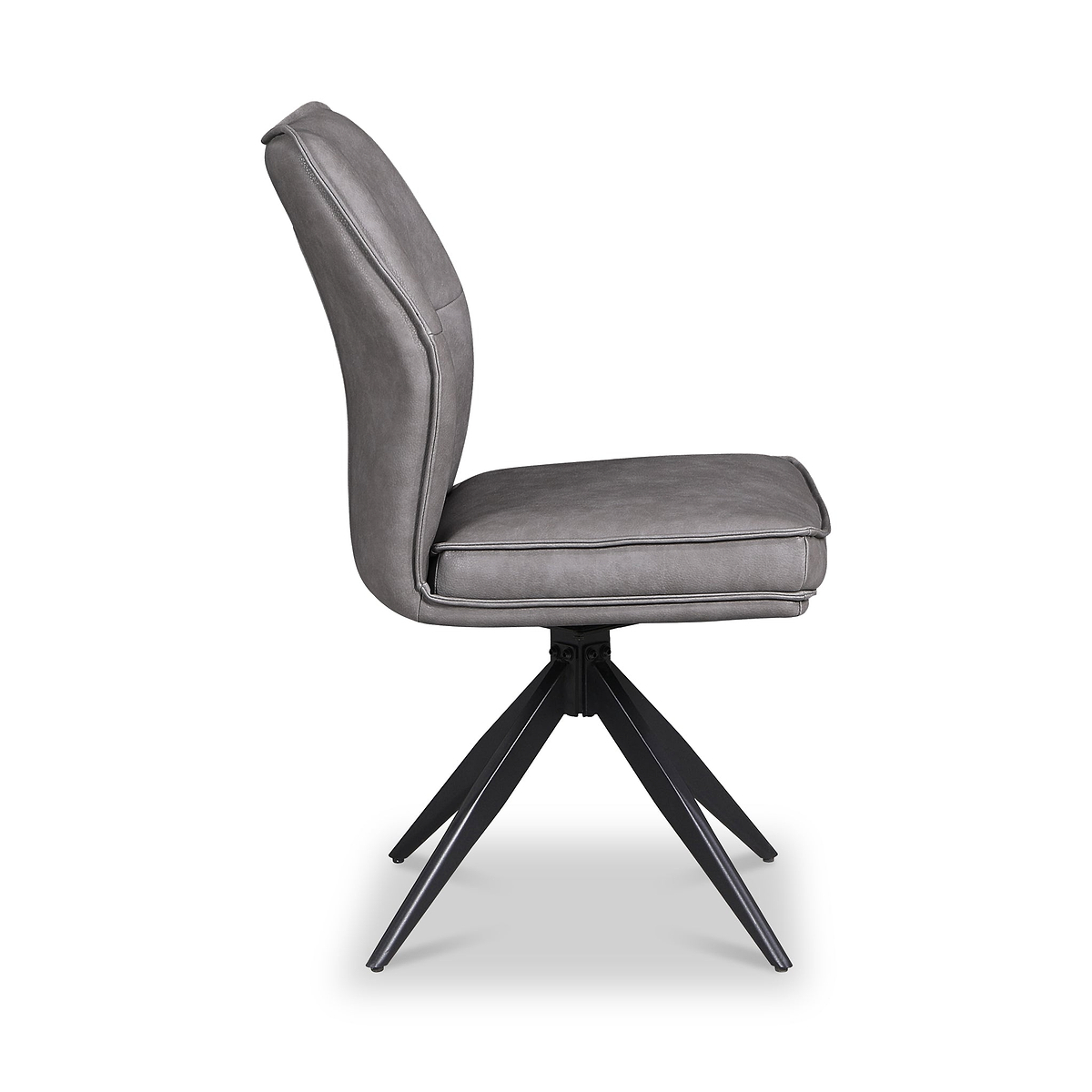 Burton 180 PU Swivel Dining Chair from Roseland Furniture