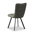 Galaxy Green Faux Suede Dining Chair from Roseland Furniture