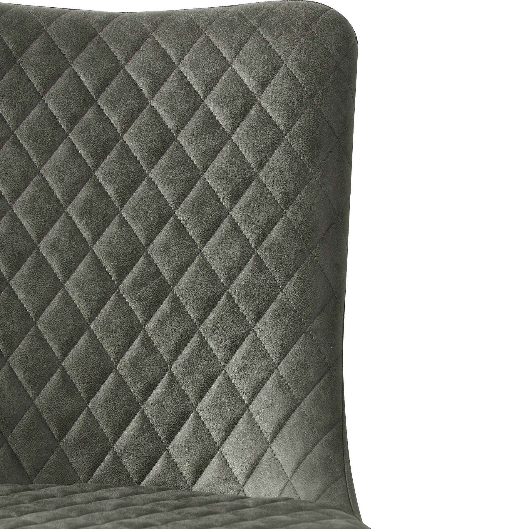 Galaxy Green Faux Suede Dining Chair from Roseland Furniture