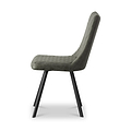 Galaxy Green Faux Suede Dining Chair from Roseland Furniture