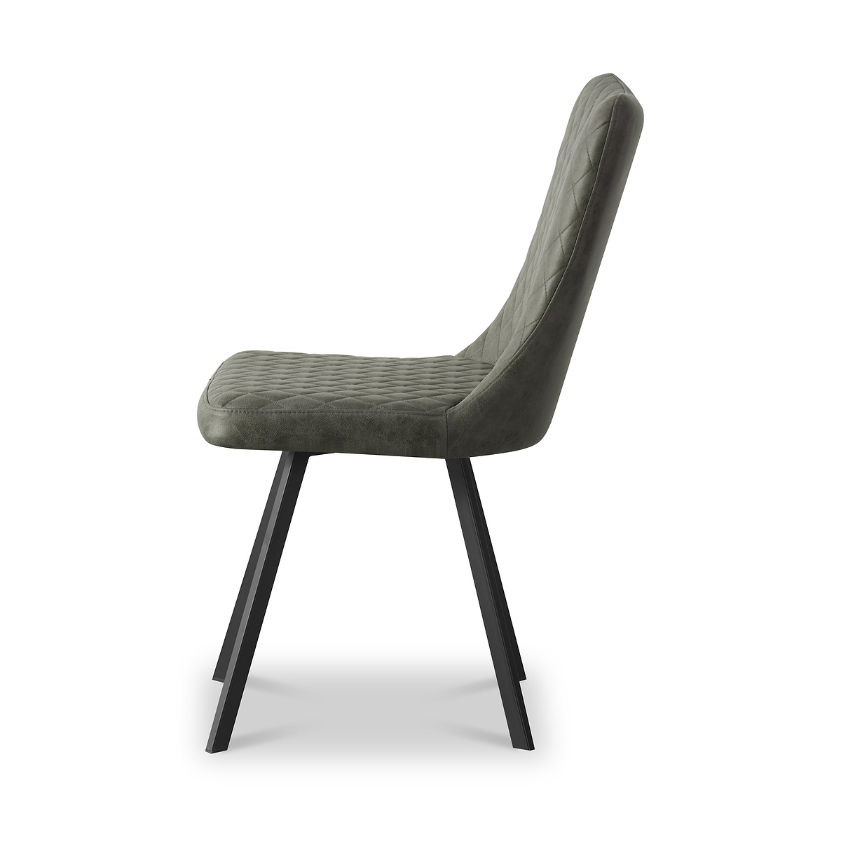 Galaxy Green Faux Suede Dining Chair from Roseland Furniture