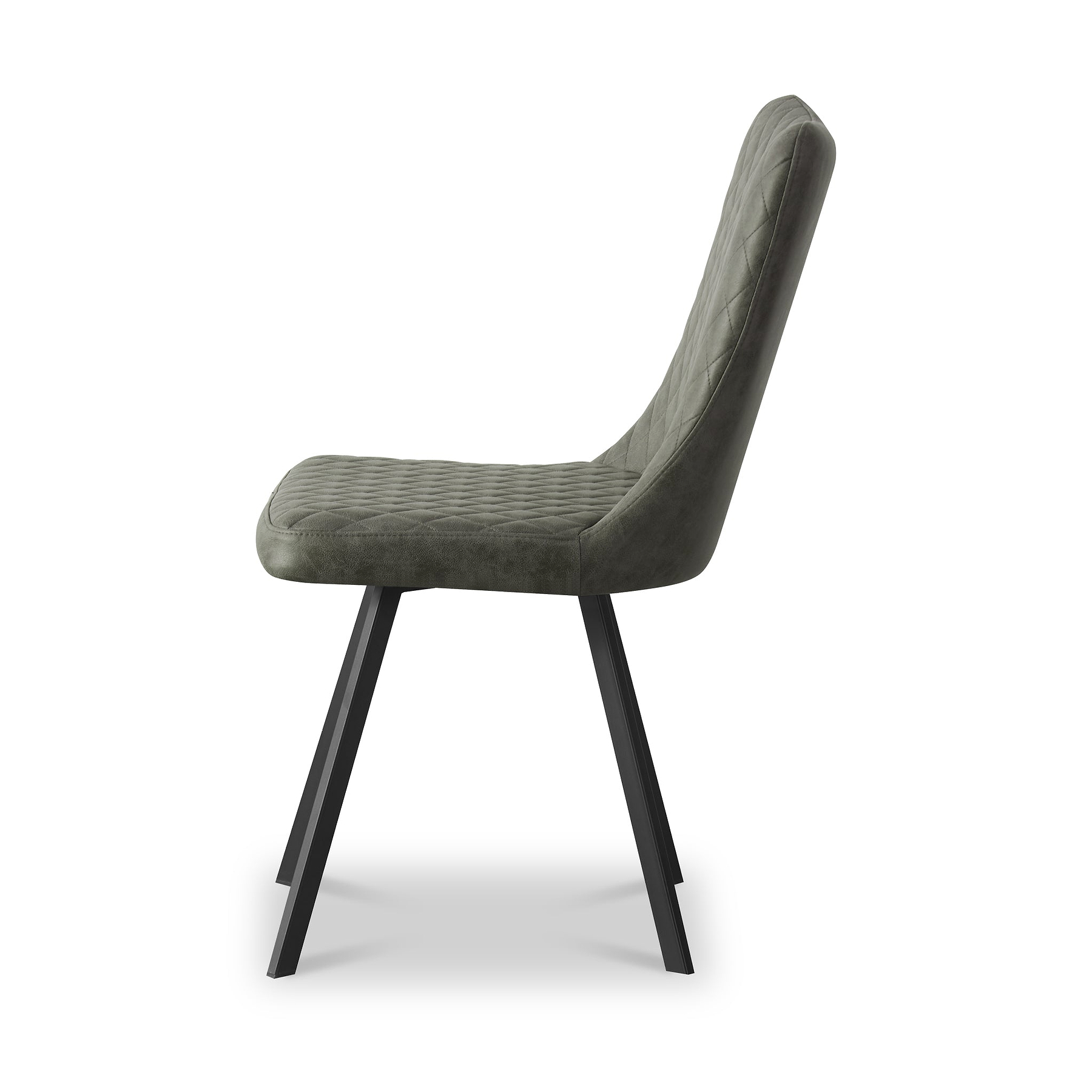 Galaxy Green Faux Suede Dining Chair from Roseland Furniture
