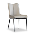 Stefan-Faux-Leather-Curved-Dining-Chair from Roseland Furniture