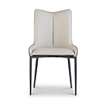 Stefan-Faux-Leather-Curved-Dining-Chair from Roseland Furniture
