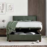 Southwick Ottoman Storage Bed Frame Green from Roseland Furniture