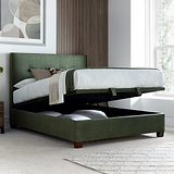 Southwick Ottoman Storage Bed Frame Green from Roseland Furniture
