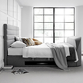 Henlie TV Ottoman Bed Frame Double Grey from Roseland Furniture