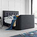 Navenby TV Ottoman Bed Frame Double Slate from Roseland Furniture