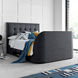 Navenby TV Ottoman Bed Frame Double Slate from Roseland Furniture