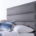 Belisse TV Ottoman Bed Frame Double Grey from Roseland Furniture