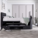Belisse TV Ottoman Bed Frame Double Slate from Roseland Furniture