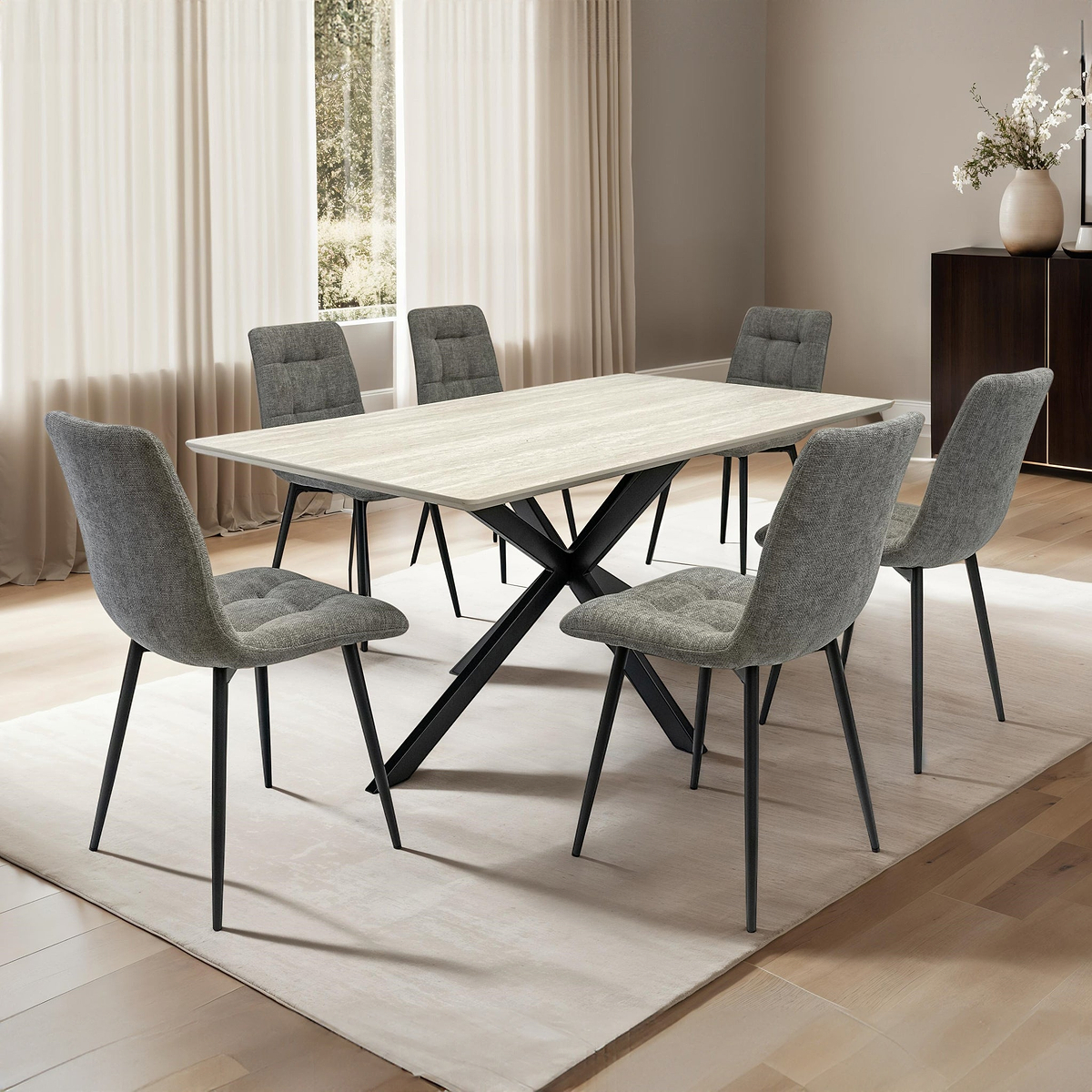 Yates Textured Dining Chair from Roseland Furniture
