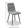 Yates Textured Dining Chair from Roseland Furniture