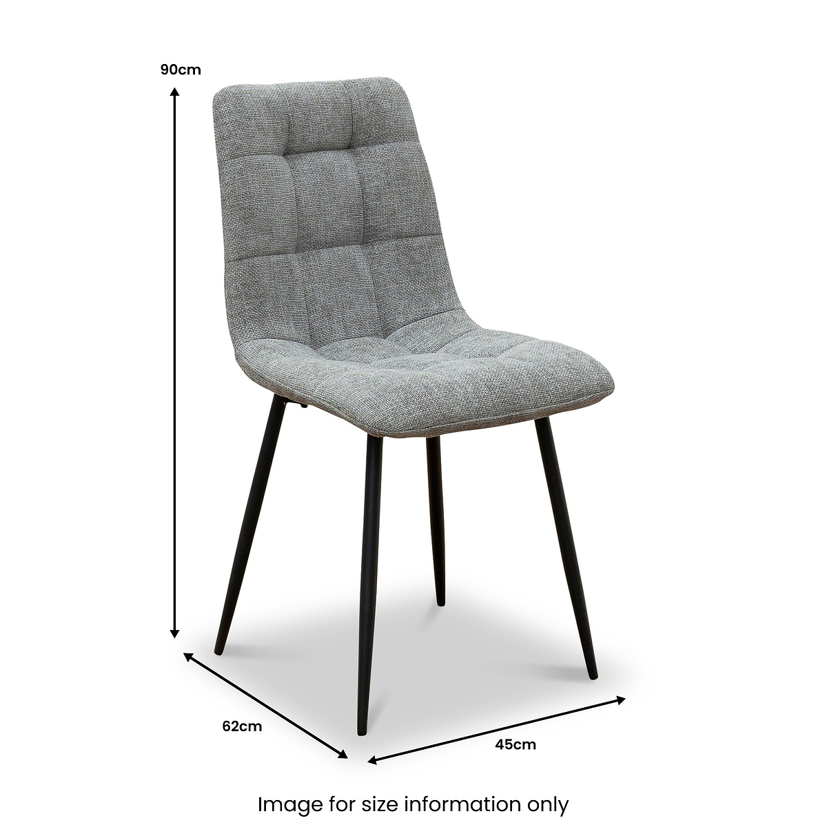 Yates Textured Dining Chair from Roseland Furniture