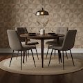 Avenore Mocha Textured Dining Chair from Roseland Furniture