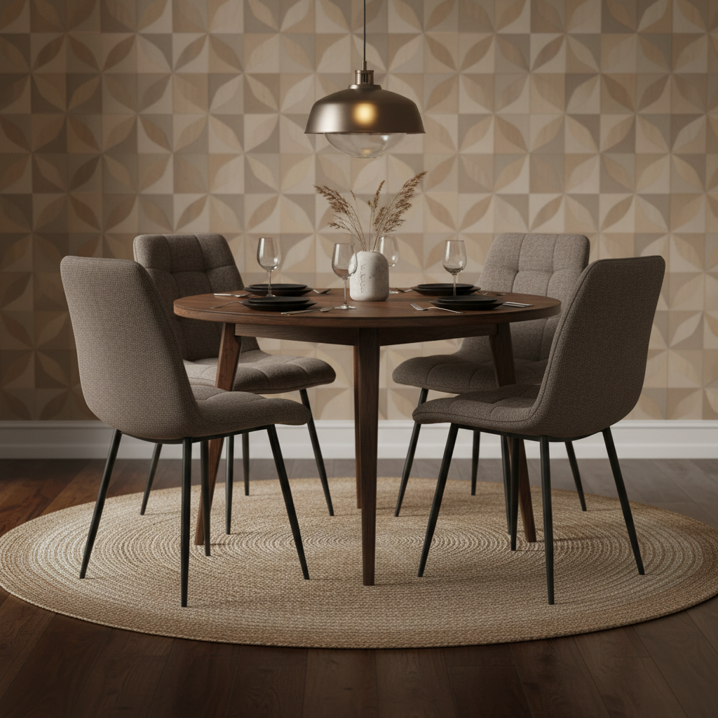 Avenore Mocha Textured Dining Chair from Roseland Furniture