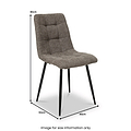 Avenore Textured Dining Chair Mocha from Roseland Furniture