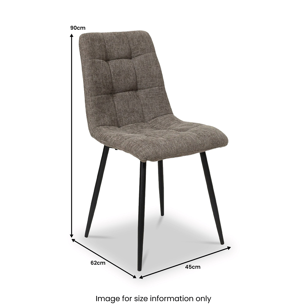 Avenore Textured Dining Chair Mocha from Roseland Furniture