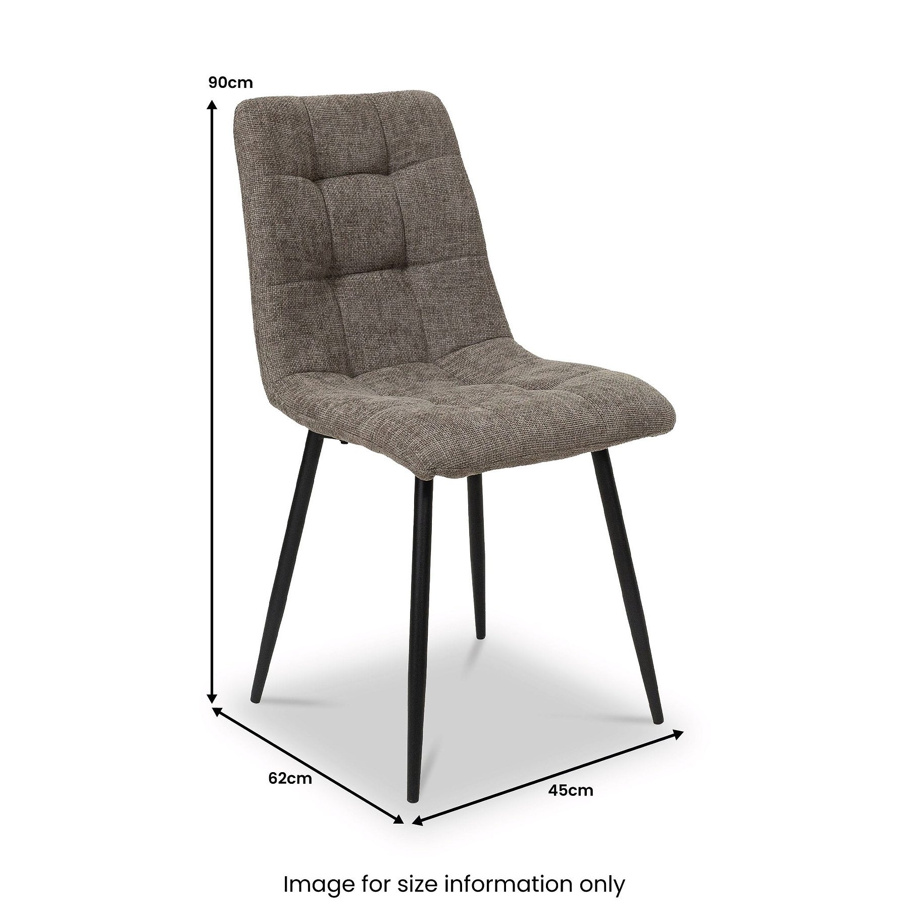 Avenore Textured Dining Chair Mocha from Roseland Furniture