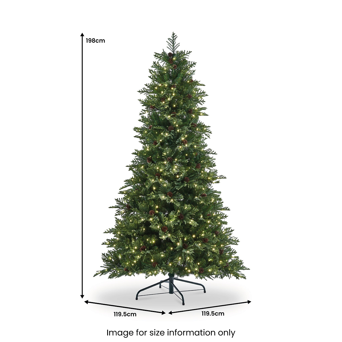 NORTHERN NOBEL 6.5ft Tree WWLED from Roseland Furniture