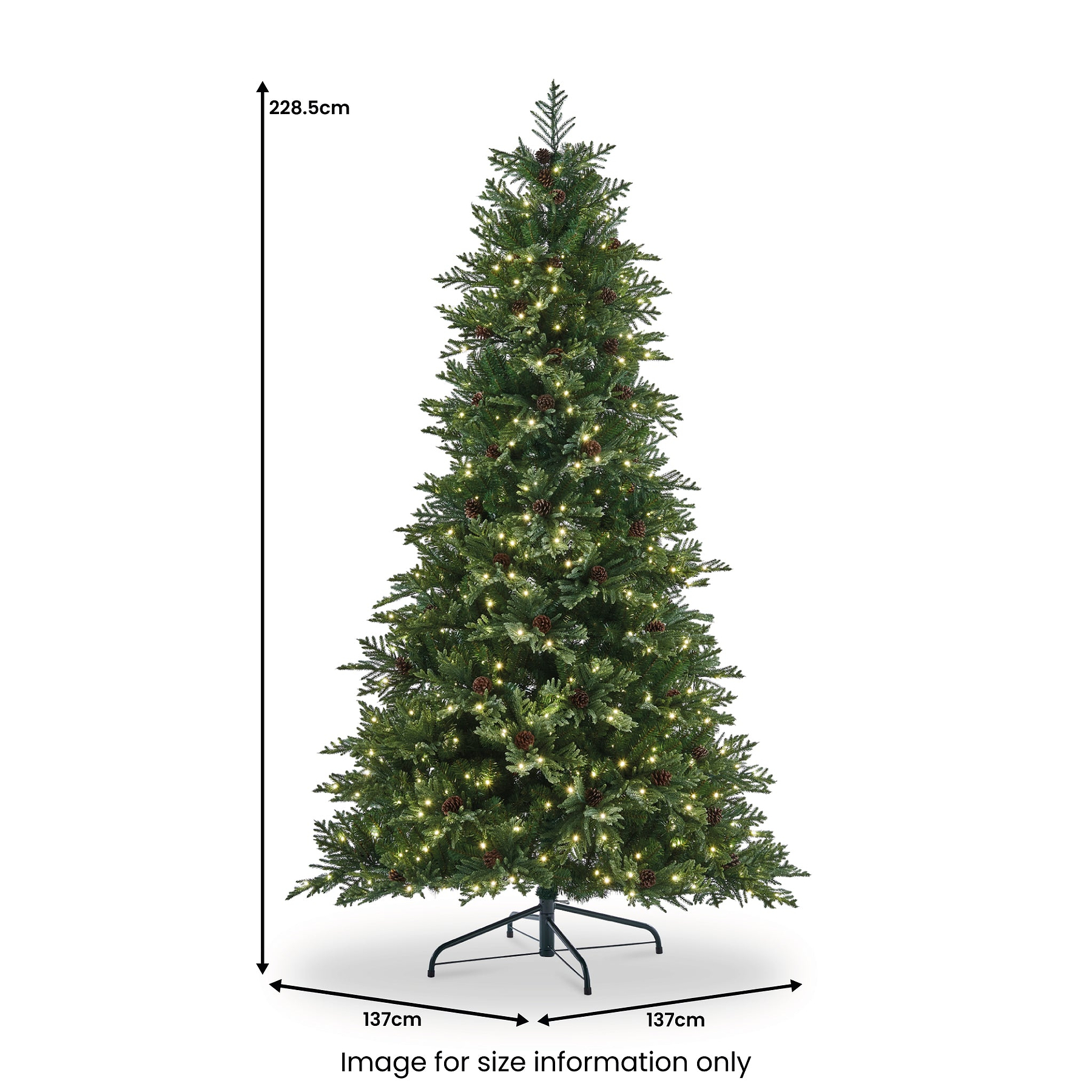 NORTHERN NOBEL 7.5ft Tree WWLED from Roseland Furniture