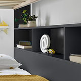 Ashbury Grey Storage Bunk Bed from Roseland Furniture